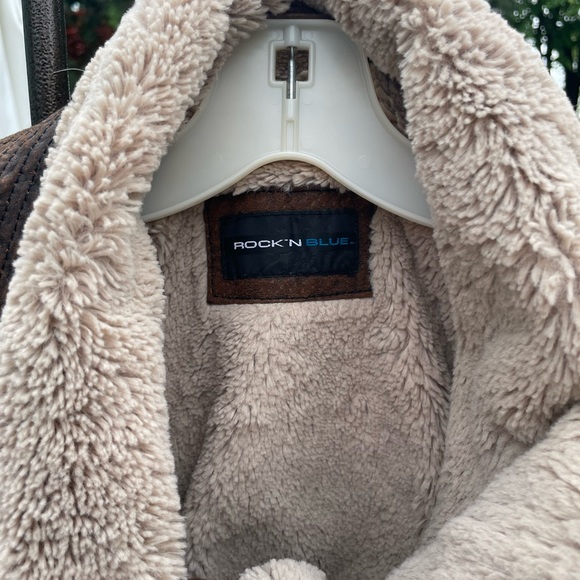 Leather Aviator jacket (size M) - Picture 3 of 5